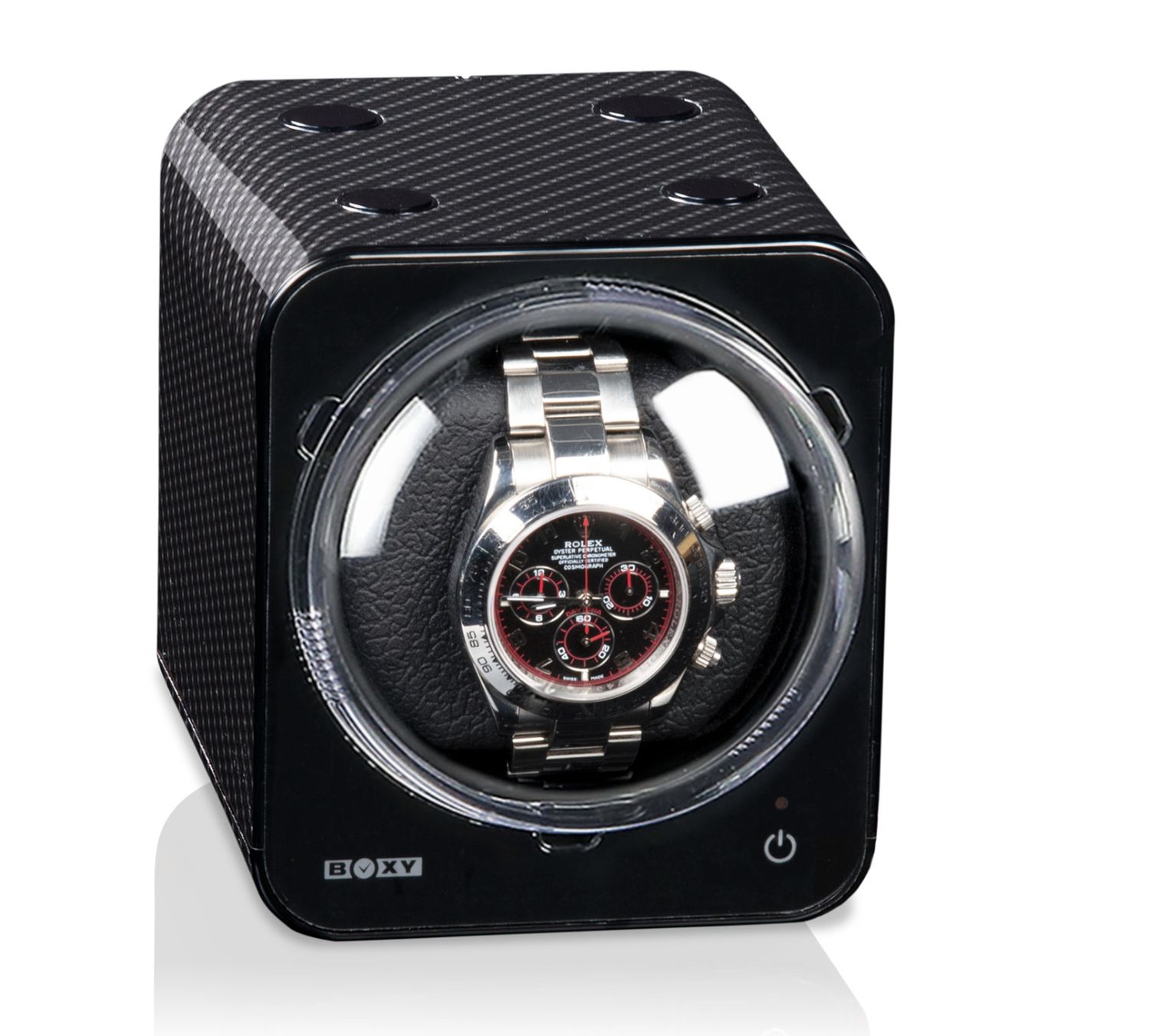 Uhrenbeweger Boxy Fancy Brick Carbon