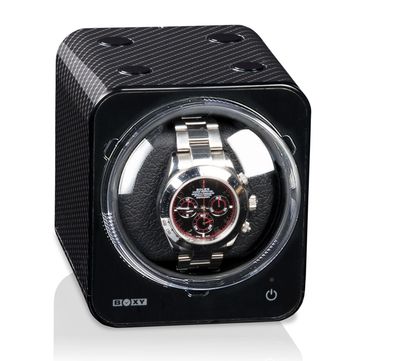 Uhrenbeweger Boxy Fancy Brick Carbon
