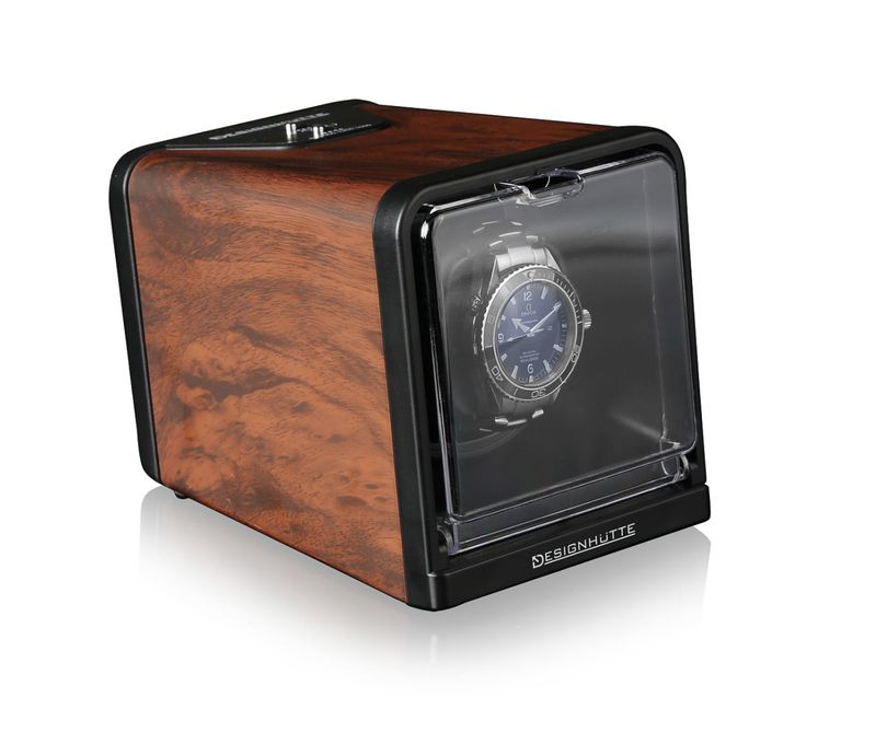 Uhrenbeweger Designhütte Urban Wurzelholz