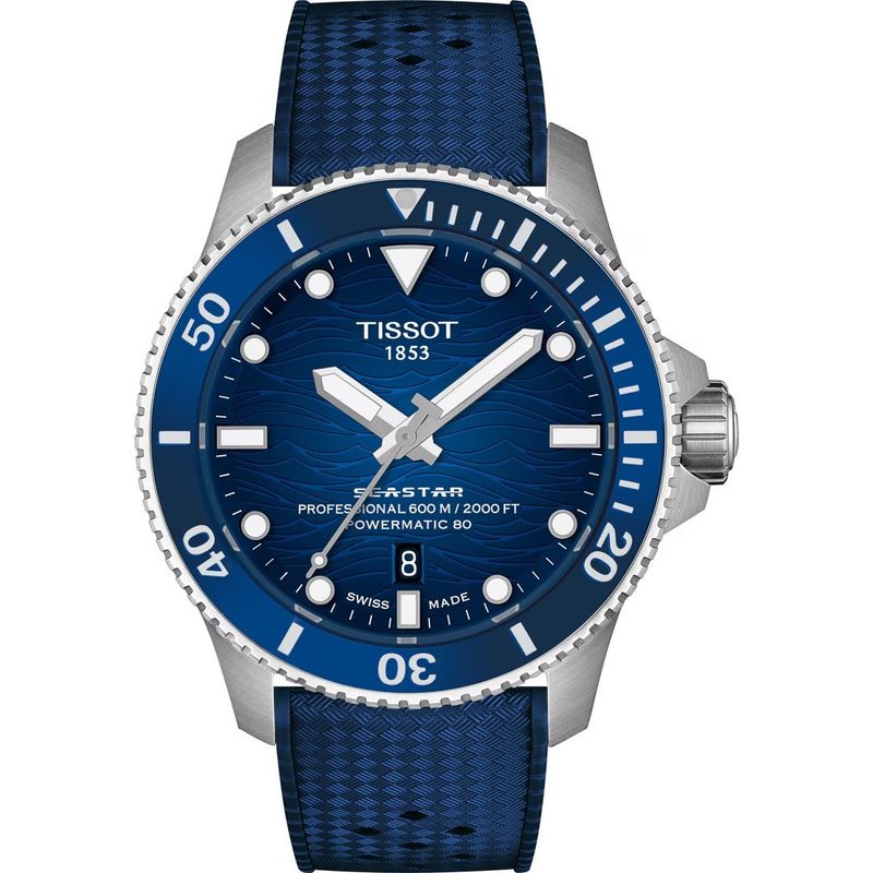 Tissot Seastar 2000 Powermatic 80 Blau | Automatikuhr