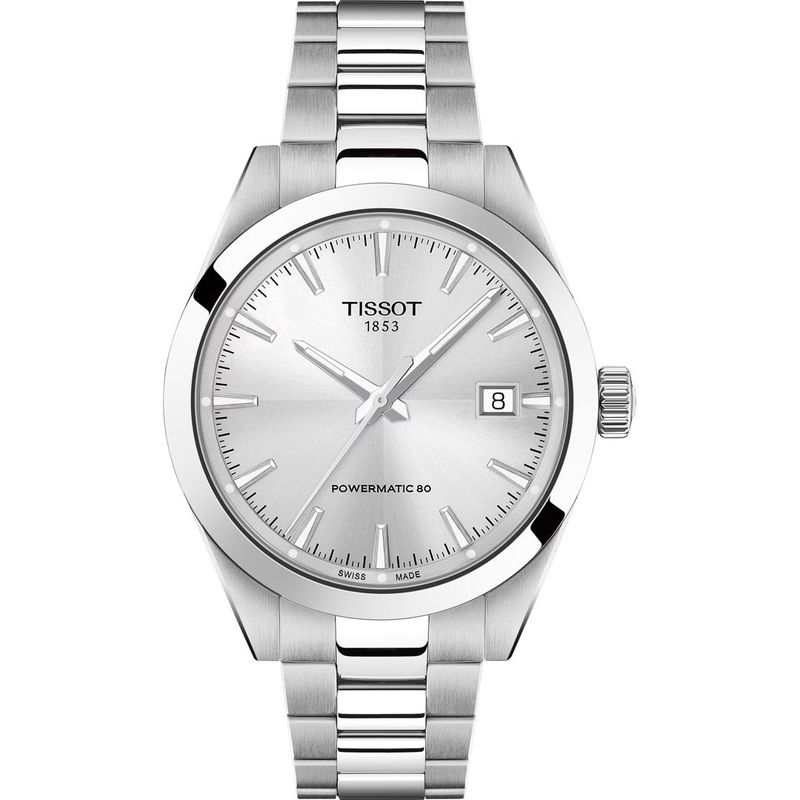 Tissot Gentleman Powermatic 80 38mm Silbrig