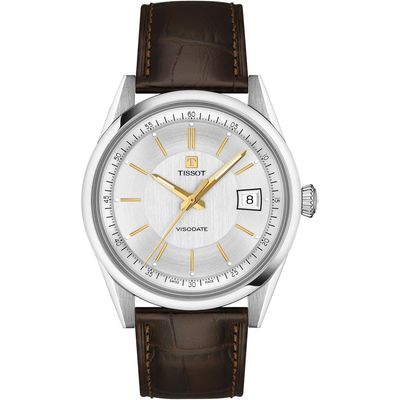 Tissot Visodate Powermatic 80 39mm Silbrig