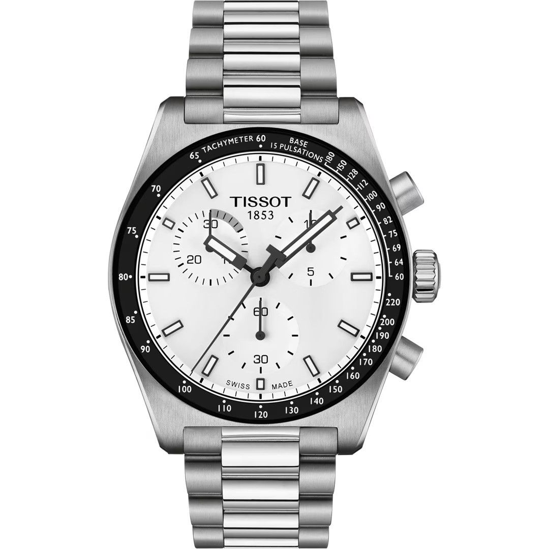 Tissot PR516 Quartz Chronograph Weiss