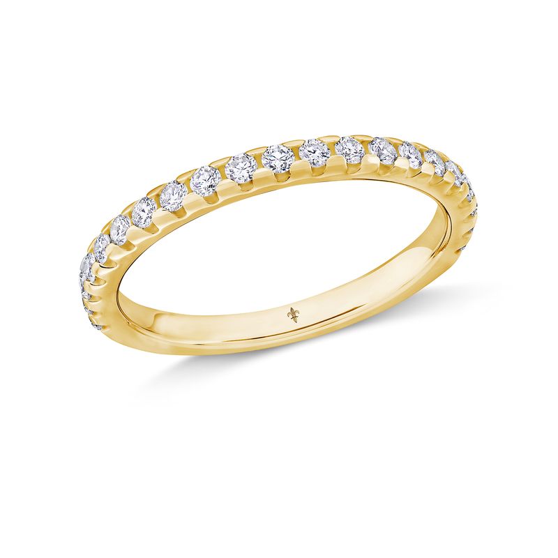 Memoire Ring in Gelbgold 750 Brillanten 0.30 ct.