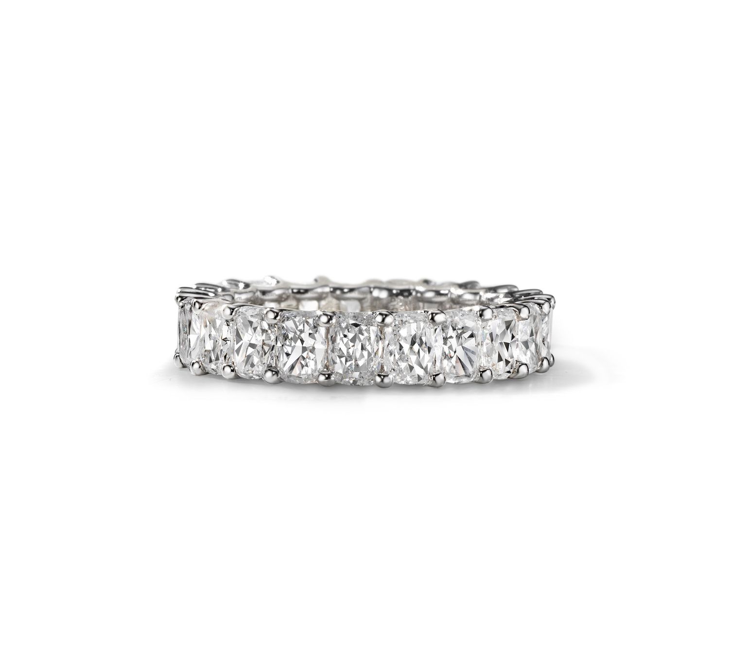 Memoire Ring Weissgold 750 mit Labor Brillanten 3.18 ct. Memoire Ring Weissgold 750 mit Labor Brillanten 3.18 ct.