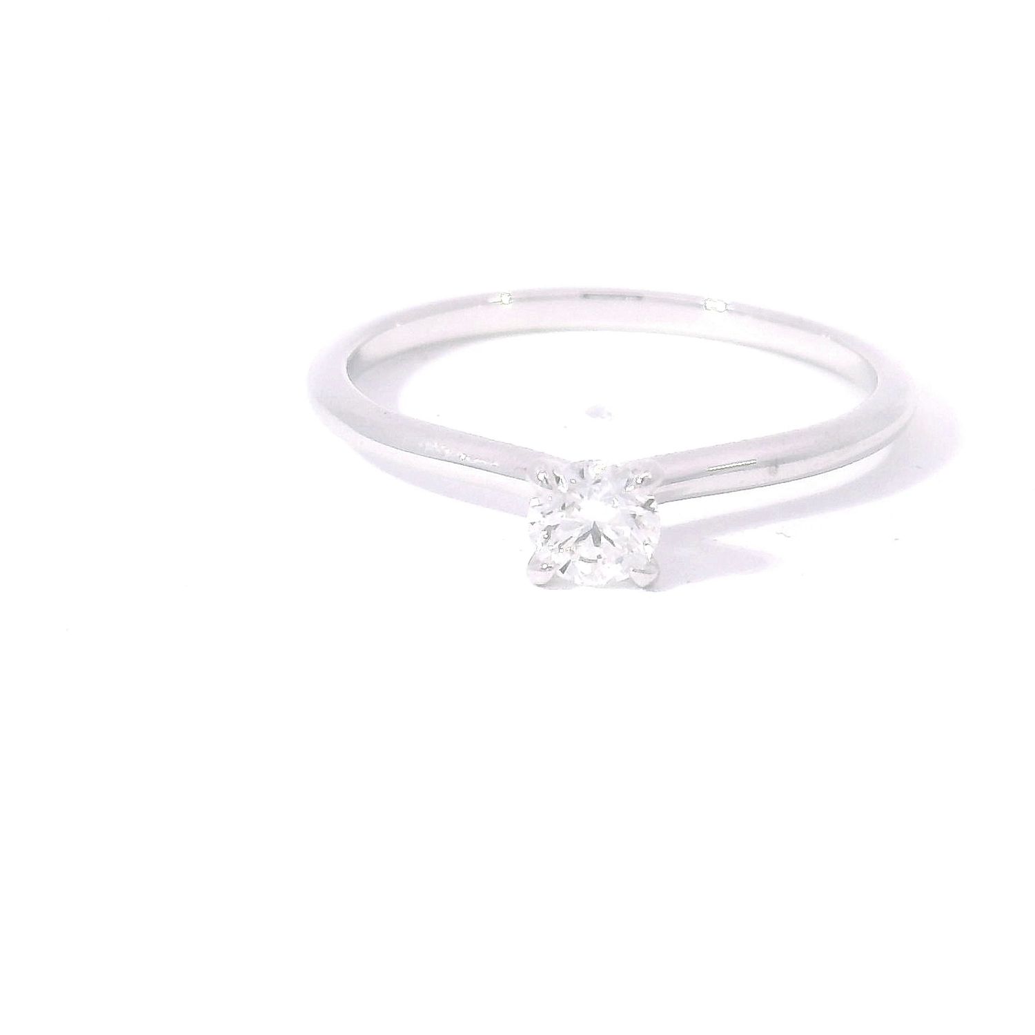 Solitär Ring Weissgold 750 mit Brillant 0.25 ct. Solitär Ring Weissgold 750 mit Brillant 0.25 ct.