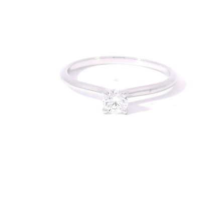 Solitär Ring Weissgold 750 mit Brillant 0.25 ct. Solitär Ring Weissgold 750 mit Brillant 0.25 ct.