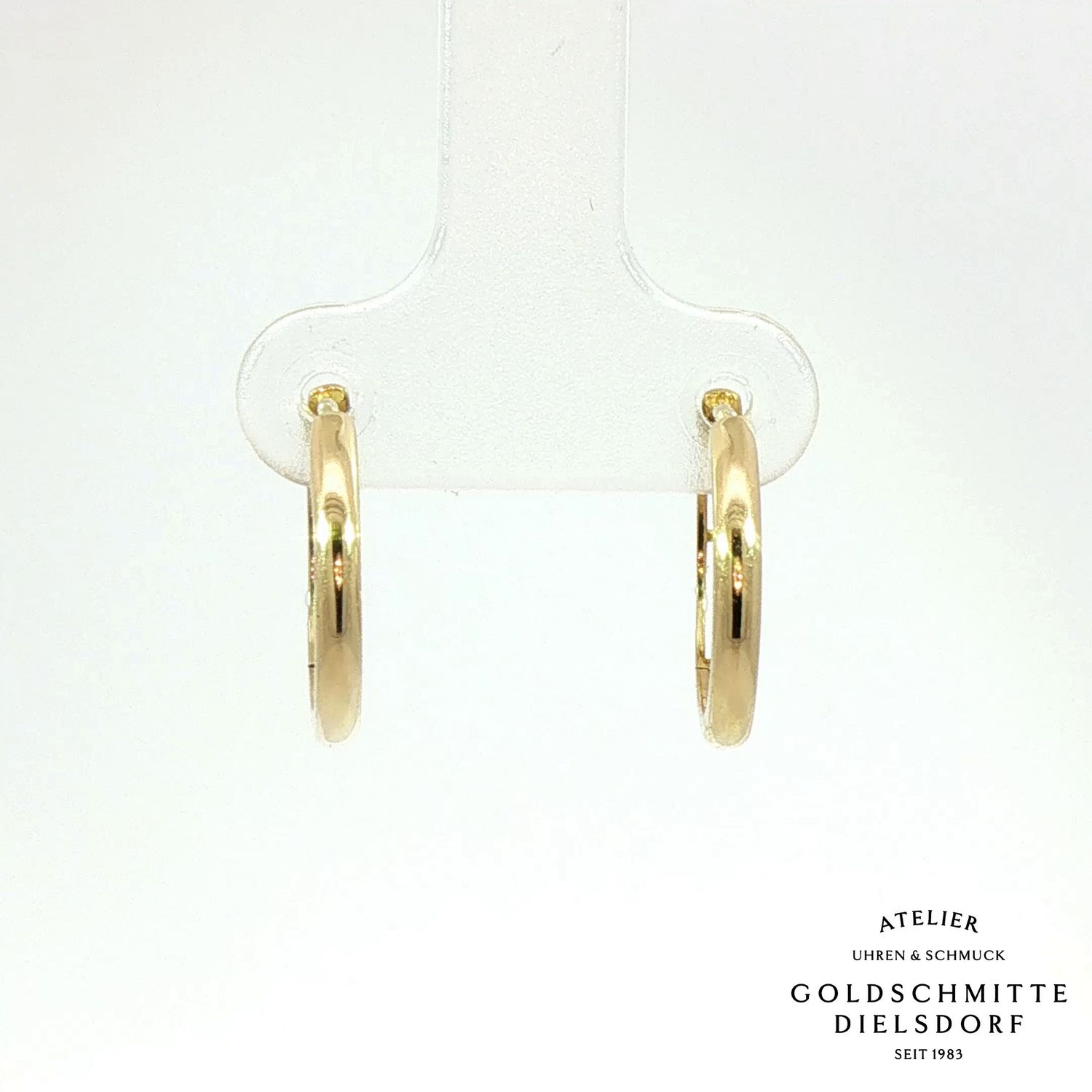 Scharniercreolen Gelbgold 750 mit durchbrochenem Design