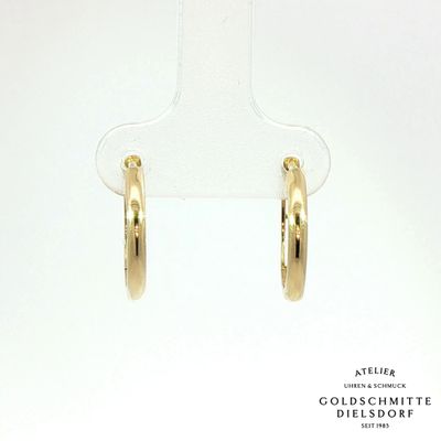 Scharniercreolen Gelbgold 750 mit durchbrochenem Design Scharniercreolen Gelbgold 750 mit durchbrochenem Design