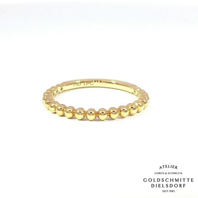Beisteckring Gelbgold 750 mit Kugelelementen
