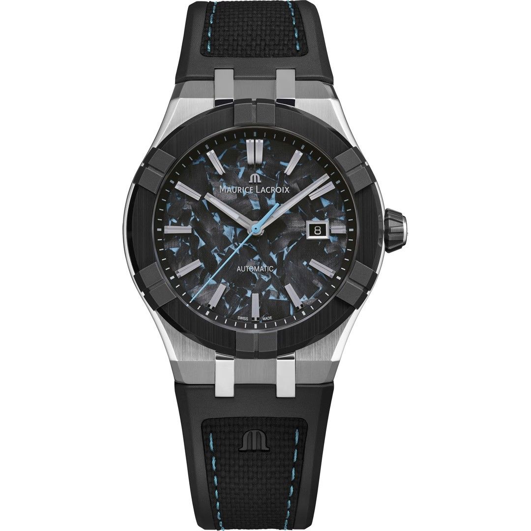 Maurice Lacroix Aikonic Frozen Carbon Sky Blue