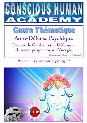 Cours Thématique : Auto-Défense Psychique - en fascicule PAPIER