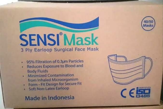 Sensi Masker 1 Karton Isi 40 Box