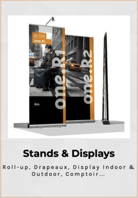 Stands Expo Roll-up Drapeaux