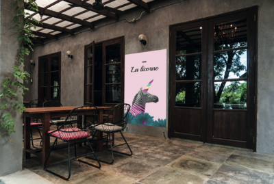 Cadre outdoor toile tendue mural vector 40mm