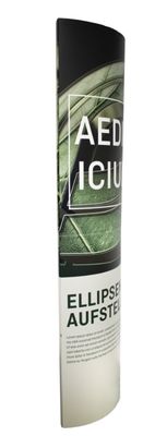 Totem elliptique, grand, 60 x 191 cm