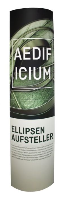 Totem elliptique, grand, 60 x 191 cm