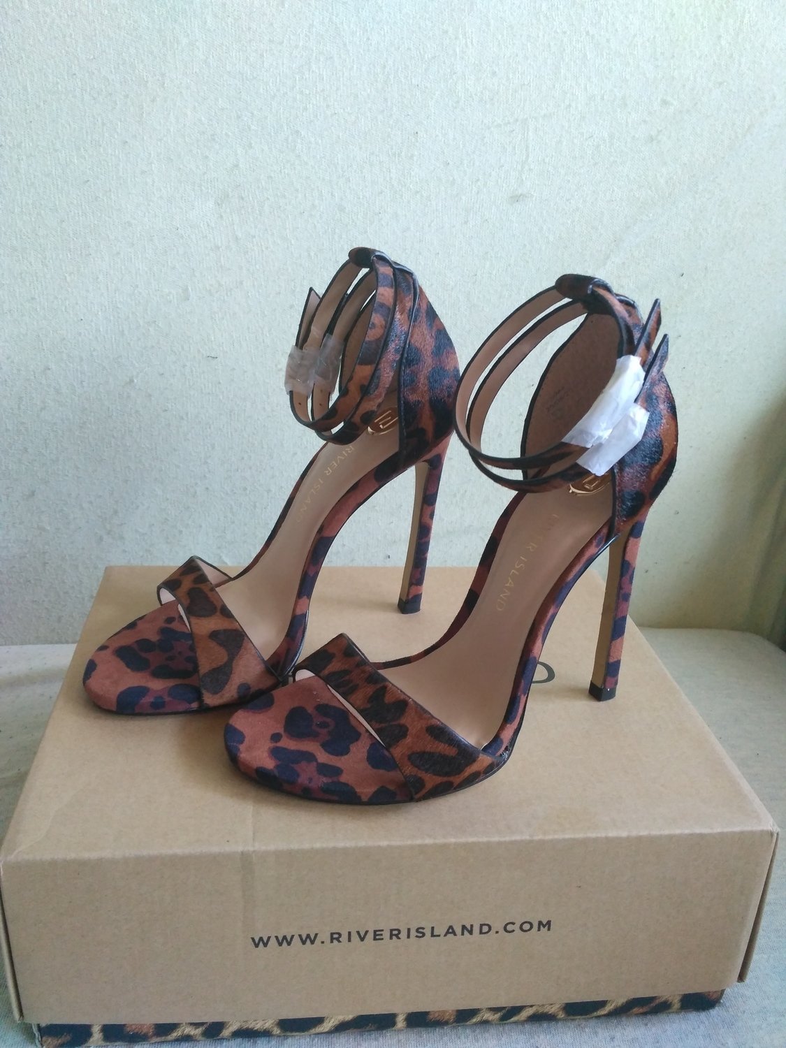 Pantofi toc River Island Leopard Print