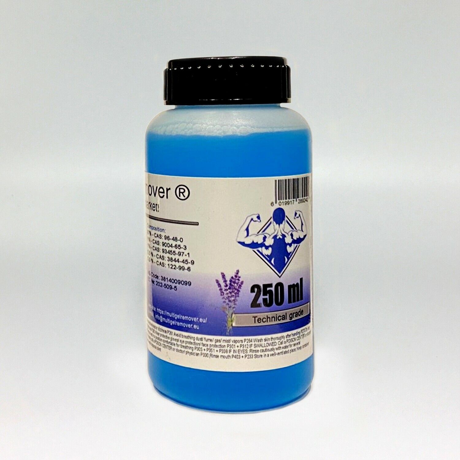 Multi Gel Remover® 250ml Technical Grade Blue (GEL FORM)