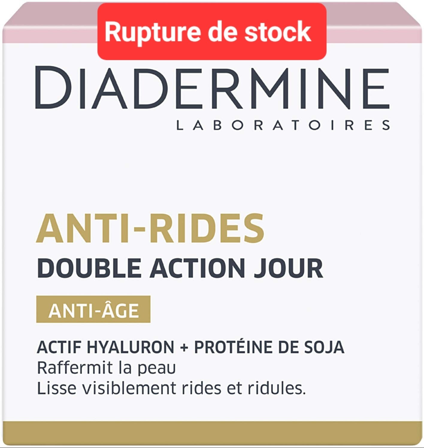 RUPTURE DE STOCK - Diadermine -Crème Jour - Anti-Rides Double