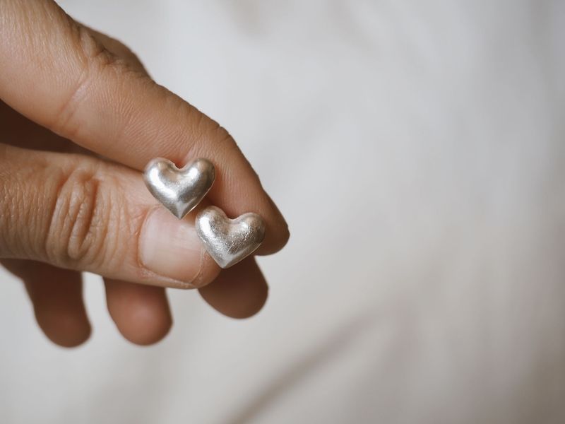 Pendientes CORASÓN plata
