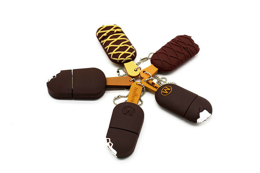 Mini usb con forma de helados unidad flash usb