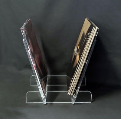 Portadischi In Plexiglass Per Vinili | Extralarge Trasparente | Made In Italy | Per 75 LP - Foto 2