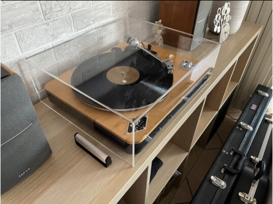 Coperchio copertura antipolvere per giradischi coprigiradischi in PLEXIGLASS per  House Of Marley Stir It Up, Clearaudio Concept e altri