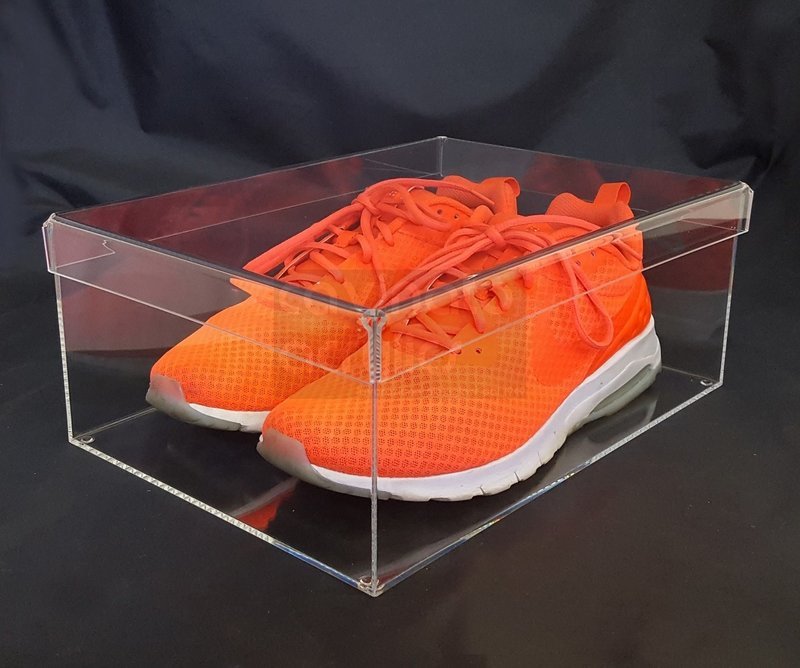 Scatola da scarpe in PLEXIGLASS trasparente ESCLUSIVA!