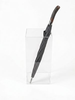 Portaombrelli in plexiglass trasparente cm. 20x20xH. 50