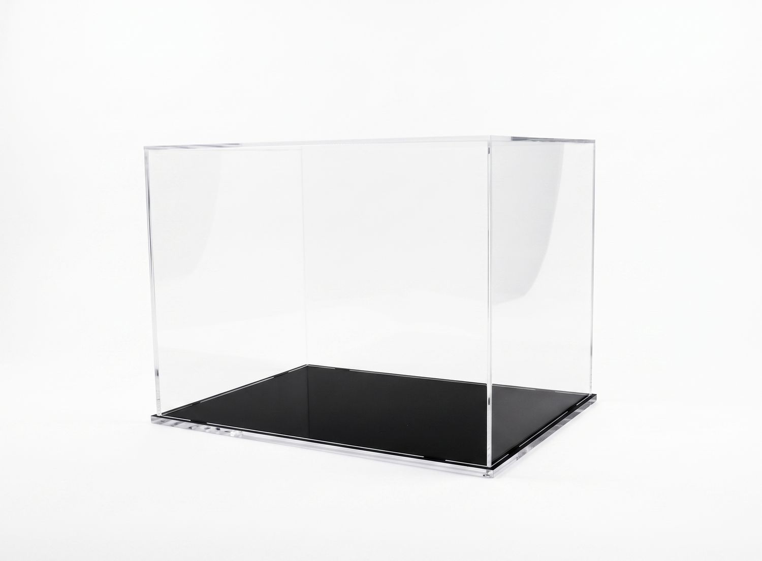Teca - vetrinetta per modellini - statue in plexiglass con base nera. Cm. 40x30xH. 30