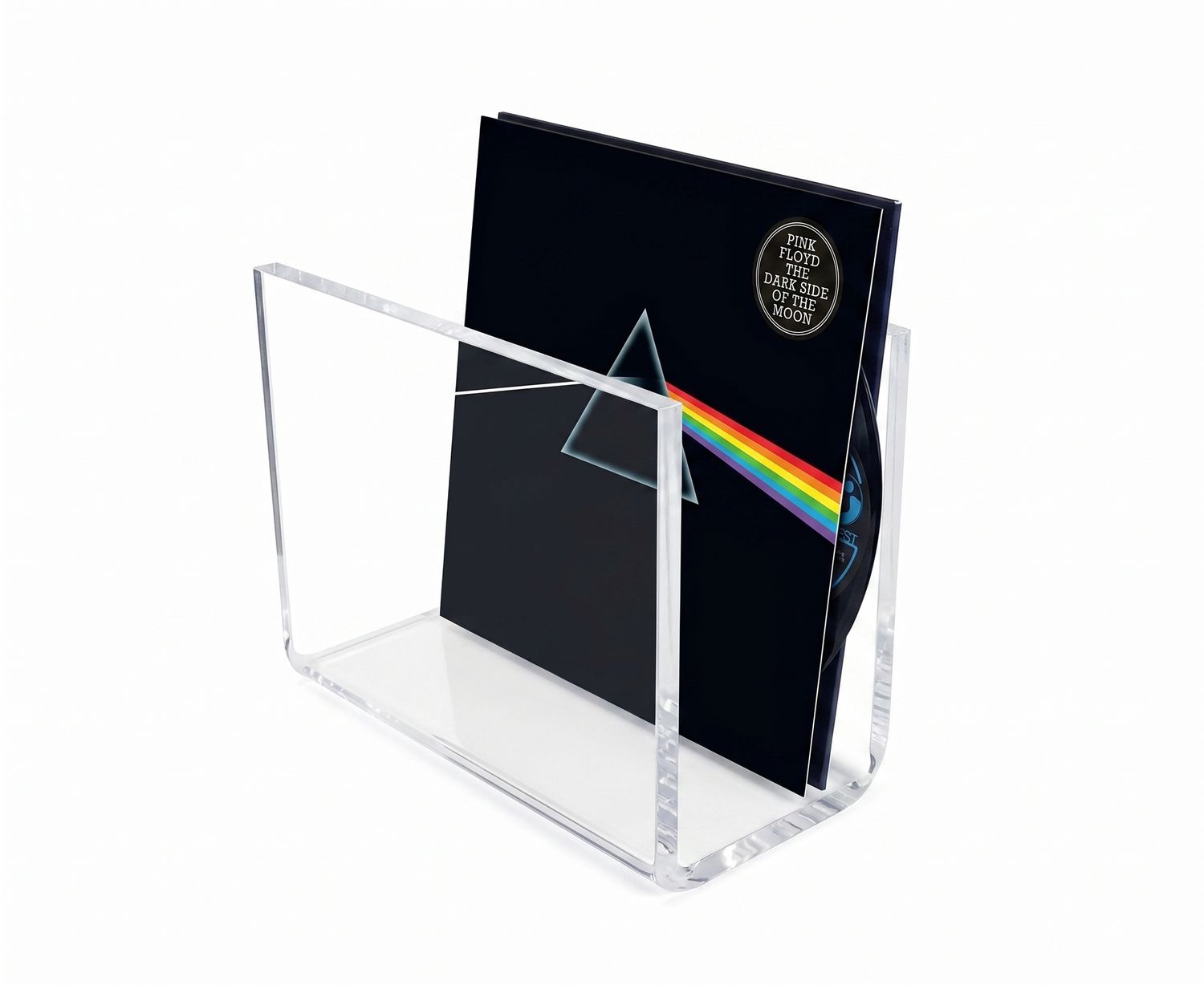 Portadischi vinili in plexiglass trasparente