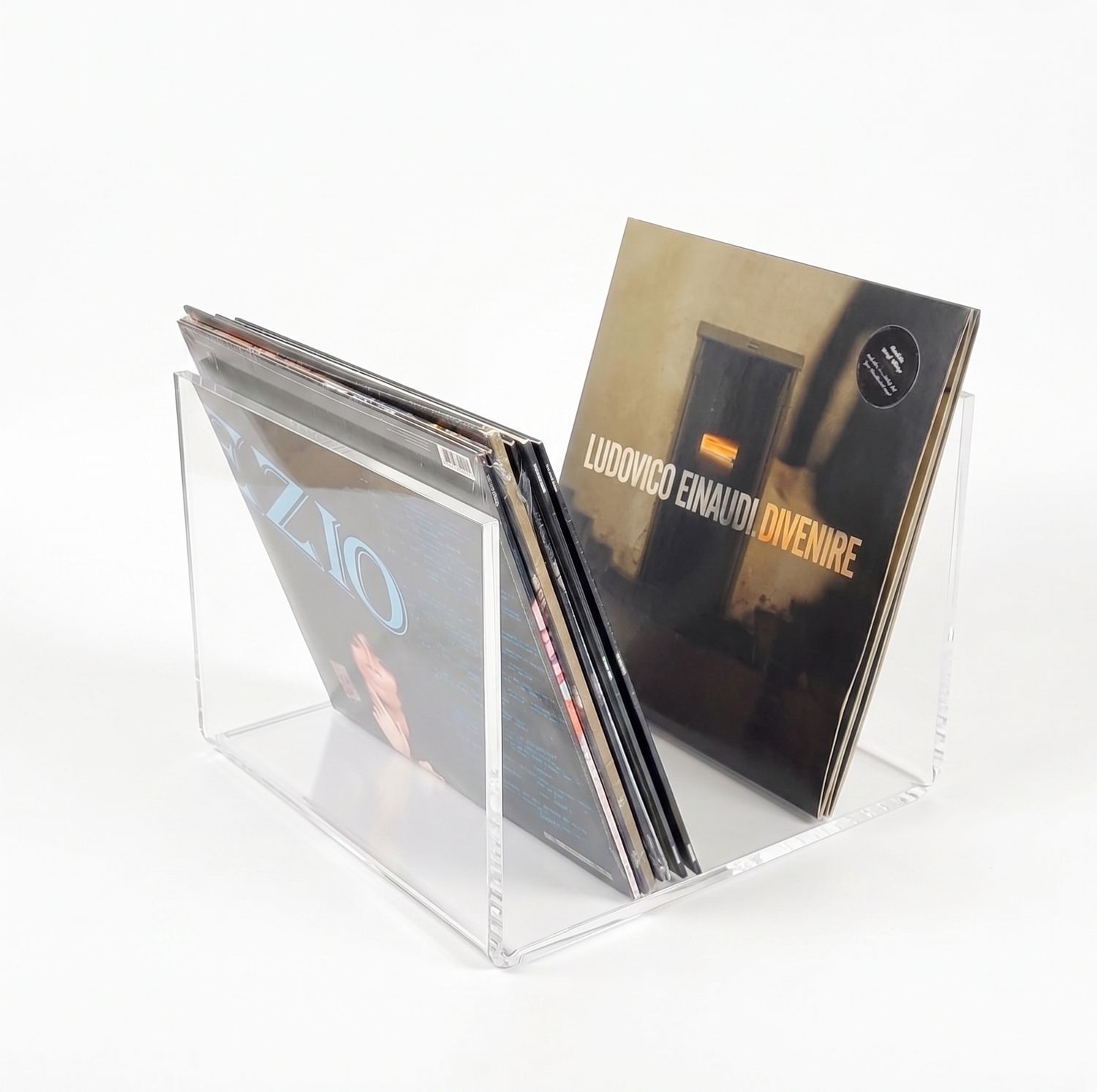 Portadischi vinili in plexiglass trasparente versione XL