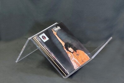 Portadischi vinili in plexiglass trasparente "ZETA" design Portadischi vinili in plexiglass trasparente "ZETA" design