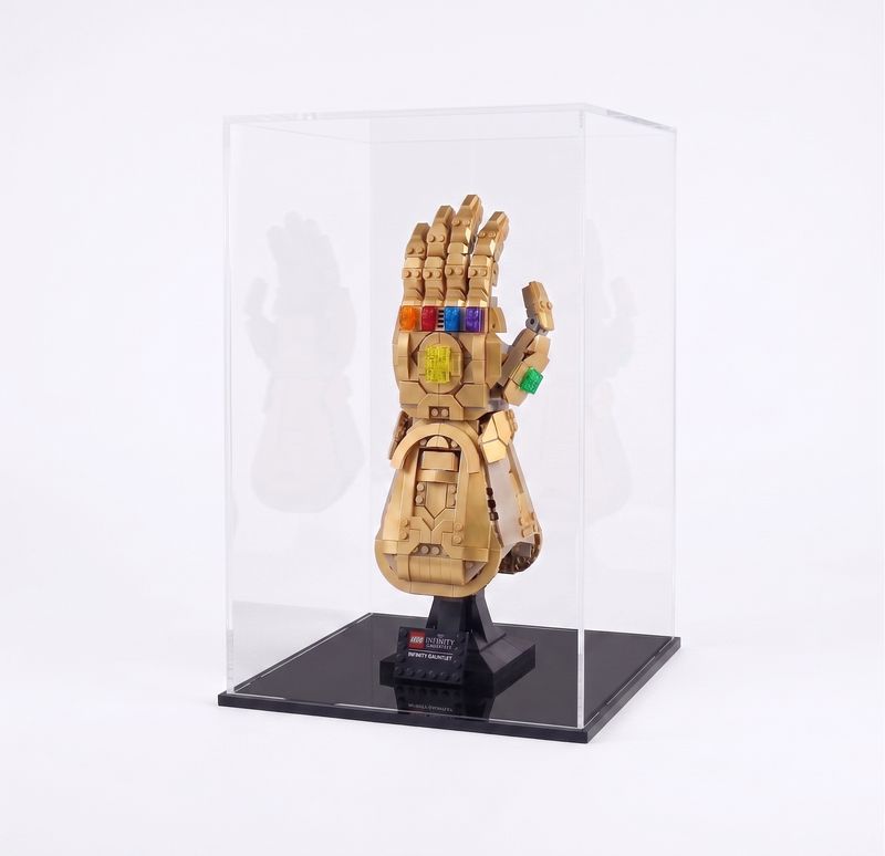 TECA - vetrina Antipolvere per modellini, Action Figures, Lego ECC. cm. 25x25xH. 35 in plexiglass