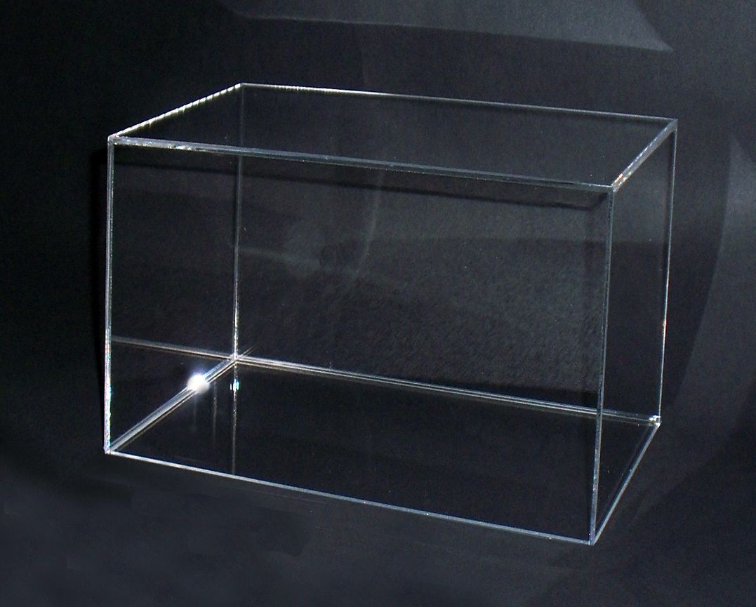 Teca in plexiglass senza base cm. 30x40xh. 30
