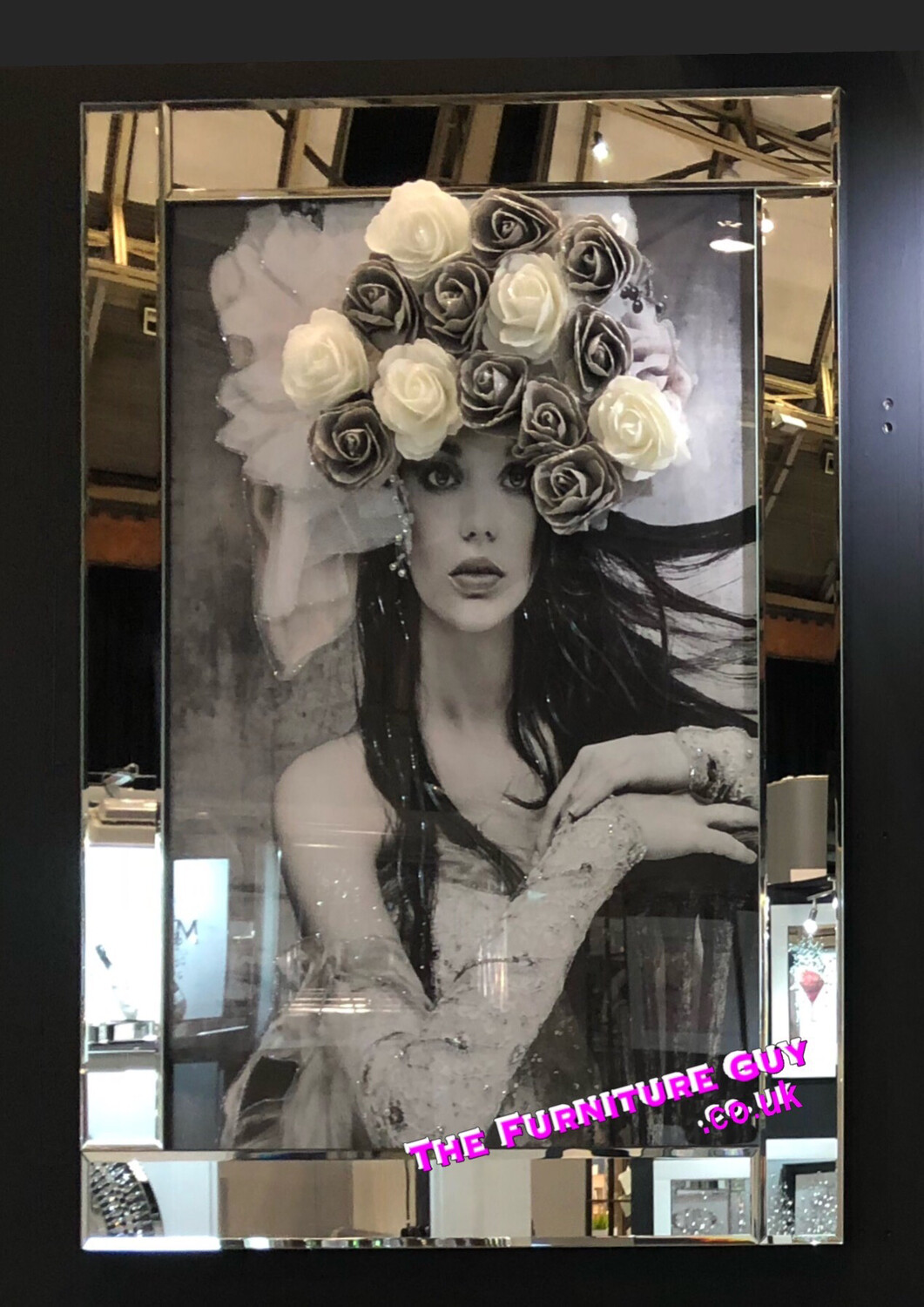 3D Art -Girl Flowers