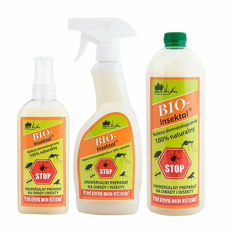 Bio Insektal 1000 ml, Nachfüllflasche,
geruchsneutrales Insektenspray,
unschädlich für Mensch und Haustier