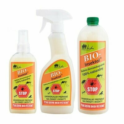 Bio Insektal 1000 ml, Nachfüllflasche,
geruchsneutrales Insektenspray,
unschädlich für Mensch und Haustier