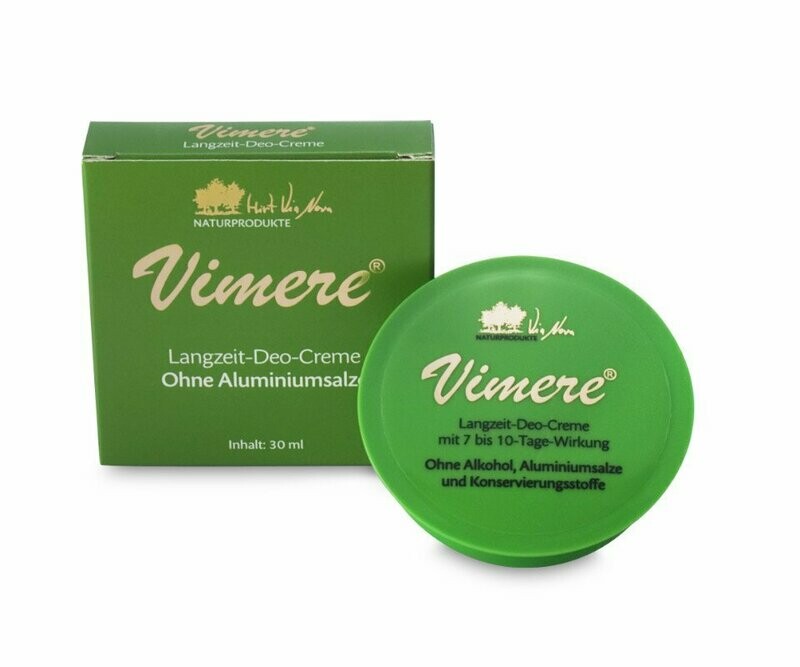 Vimere-Deo-Creme mit 10-Tages-Wirkung - Fuß- und Schweißgeruch adé!  30 ml