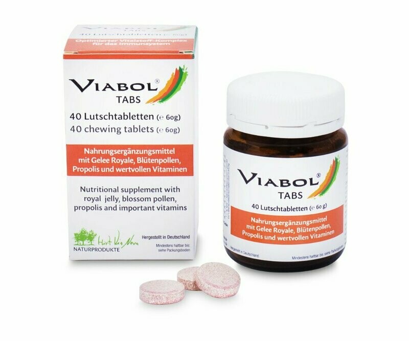Viabol Tabs 40 Stck. Lutschtabletten Viabol Tabs 40 Stck. Lutschtabletten