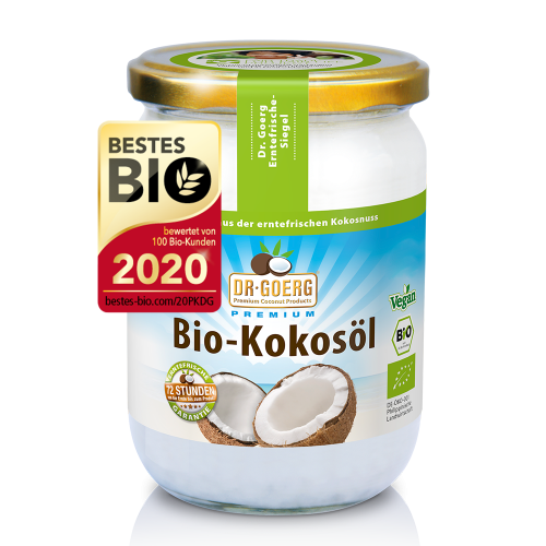 Dr. Goerg Bio-Kokosöl, 500 ml Glas