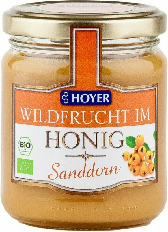 Delikatess-Honig mit Sanddornfrucht, 250 g -Glas Delikatess-Honig mit Sanddornfrucht, 250 g -Glas