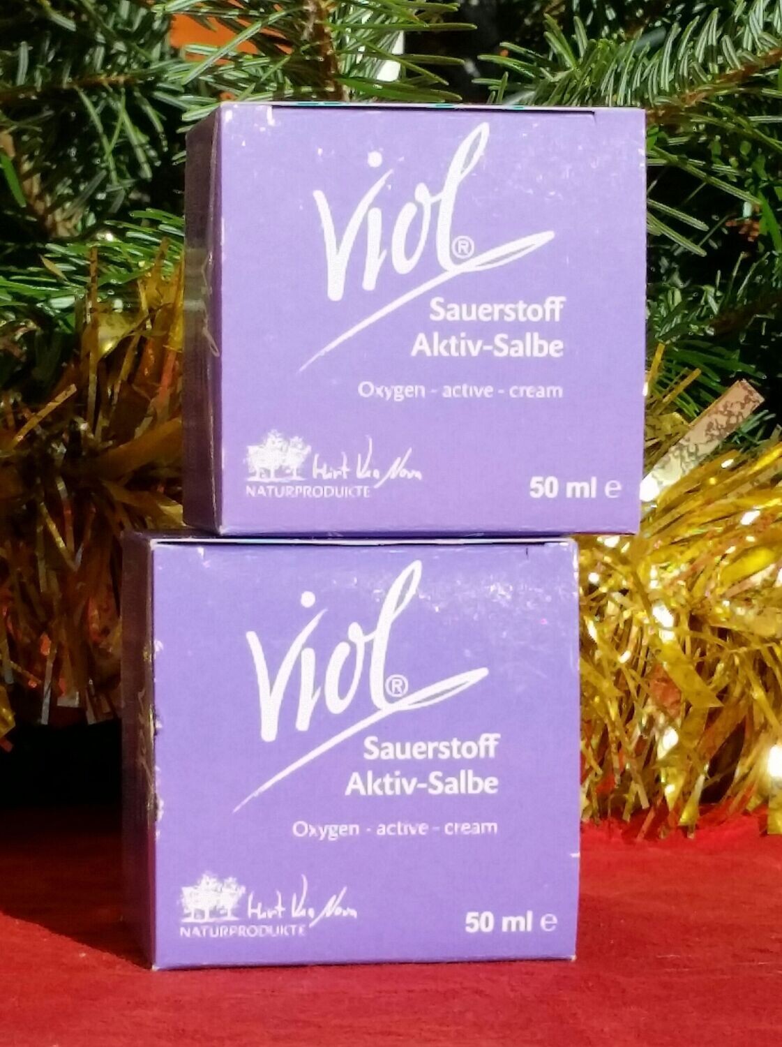 Viol Aktiv Salbe mit Sauerstoff-Komplex - Doppelpack, 2x 50 ml