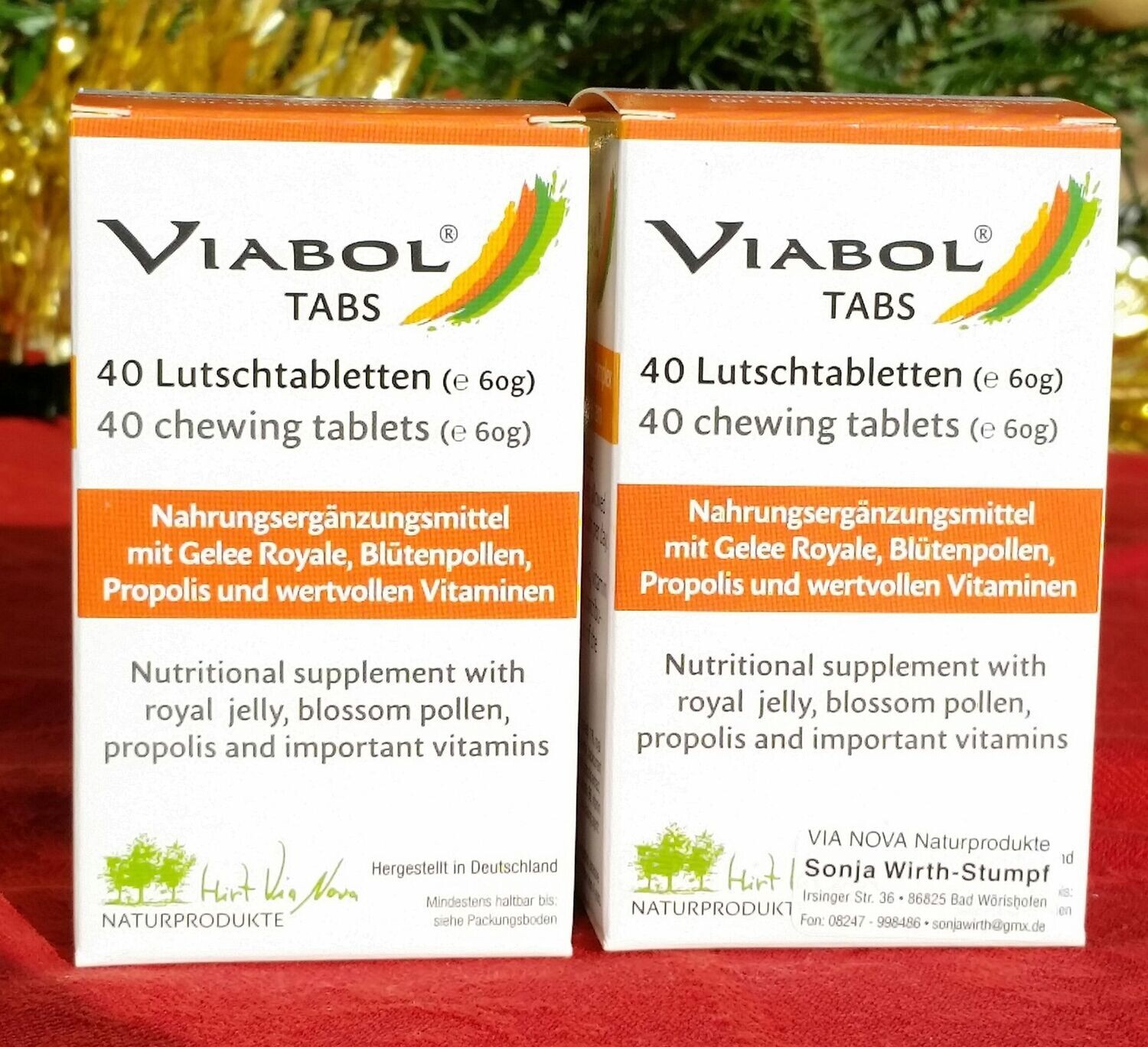 Viabol Tabs  Doppelpack  2 x 40 Stck. Lutschtabletten
