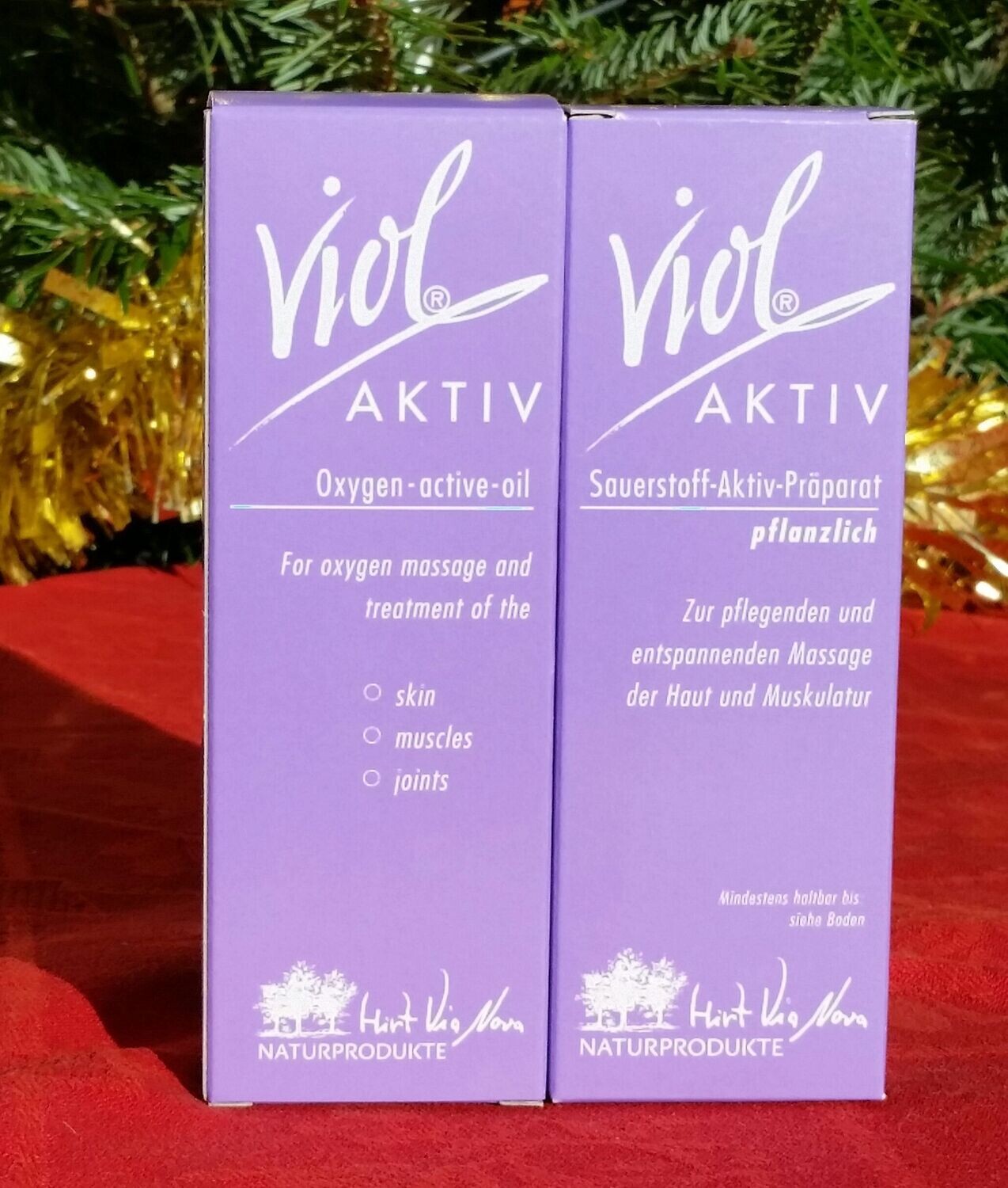 Viol Aktiv Sauerstoff-Öl, Doppelpack 2x 100 ml Familien- u. Therapeutengröße