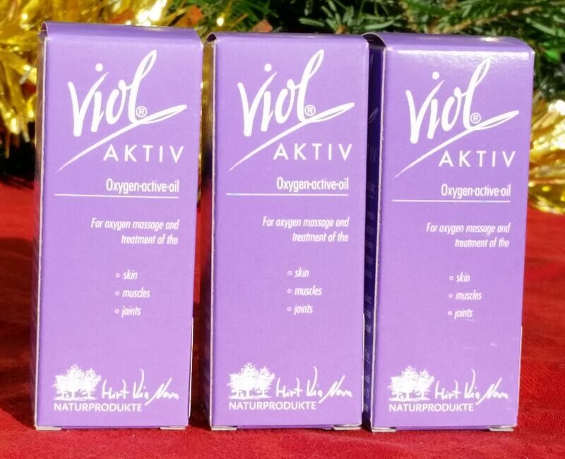 Viol Aktiv Sauerstoff-Öl, 3x 30 ml Dreierpack, 3x ideale Geschenkgröße Viol Aktiv Sauerstoff-Öl, 3x 30 ml Dreierpack, 3x ideale Geschenkgröße