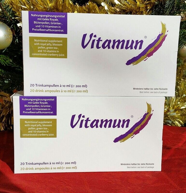 Vitamun Aufbaukonzentrat Aktion-Doppelpack 2x 20 Ampullen - ohne Alkohol Vitamun Aufbaukonzentrat Aktion-Doppelpack 2x 20 Ampullen - ohne Alkohol
