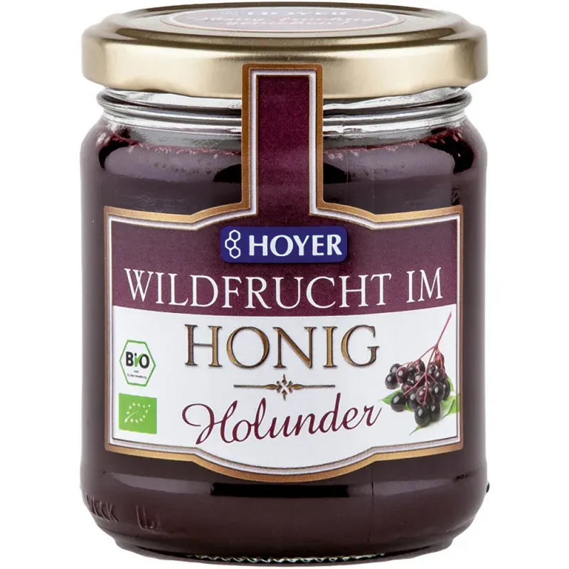 Delikatess-Honig mit Holunderfrucht, 250 g -Glas Delikatess-Honig mit Holunderfrucht, 250 g -Glas
