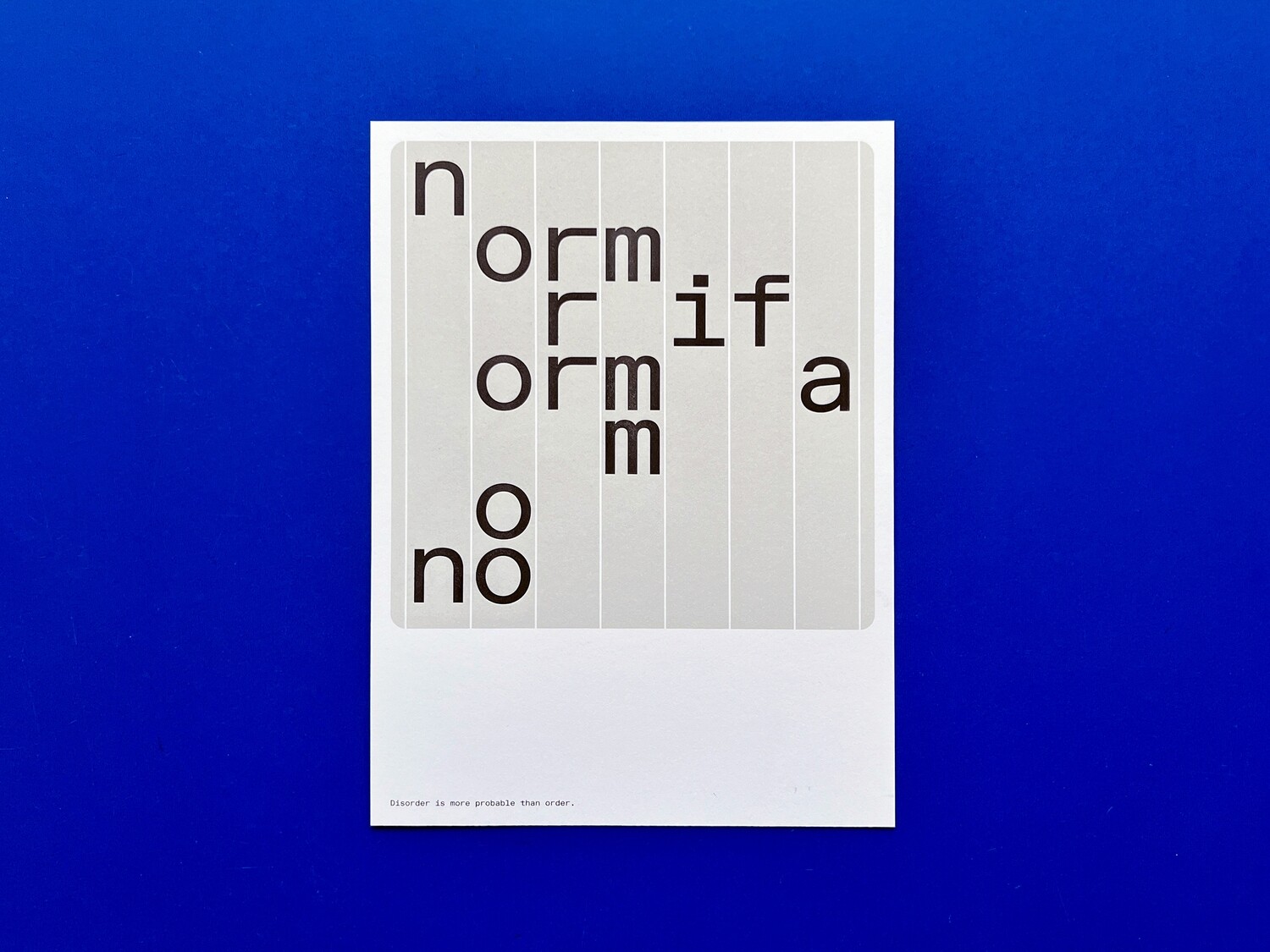 Riforma Mono Type Specimen